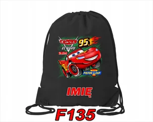 WOREK SZKOLNY NA WF SPORTOWY CZERWONE WYŚCIGOWE AUTKO MÓWIĄCE - IMIĘ - Torby szkolne WOREK SZKOLNY NA WF SPORTOWY CZERWONE WYŚCIGOWE AUTKO MÓWIĄCE - IMIĘ - Torby szkolne - miniaturka - grafika 1