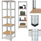 Szafy i regały magazynowe - Regał Metalowy Magazynowy Do Spiżarni Grażu 5 Półek Mocny 500kg 180X40X40cm - miniaturka - grafika 1