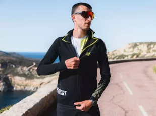 COMPRESSPORT Termiczna bluza biegowa 3D Thermo Hoodie Seamless SWIM BIKE RUN 2023 - Bluzy sportowe męskie - miniaturka - grafika 3