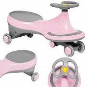 Jeździki dla dzieci - skiddoü skiddoü Bjorg TwistCar skuter dziecięcy z funkcją ślizgania dla dzieci od 3 lat do 50 kg, kolor różowy - miniaturka - grafika 1
