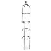 Pozostałe akcesoria do uprawy roślin - Czarna pergola na róże, wysokość 210 cm, metalowa - Cultivo - miniaturka - grafika 1