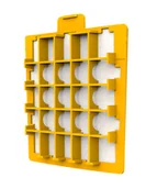 Filtry do odkurzaczy - Żółty filtr wstępny do stacji opróżniającej PURON PU50 - miniaturka - grafika 1