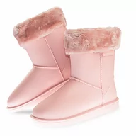 Śniegowce damskie - Botki, śniegowce kobiece ocieplane Rain Way różowe, 39 - miniaturka - grafika 1