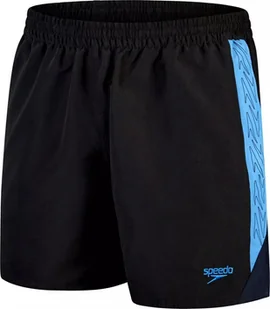 Speedo Męskie szorty Speedo HYPERBOOM SPL 16" WSHT AM black/beach blue/true navy rozmiar XS - Spodnie sportowe męskie - miniaturka - grafika 1