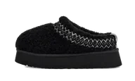 Kapcie damskie - UGG Tazz Slipper Heritage Braid Black - miniaturka - grafika 1
