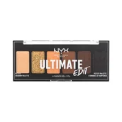 Cienie do powiek - NYX Professional Makeup Ultimate Edit cienie do powiek 7,2 g dla kobiet 07 Queen - miniaturka - grafika 1