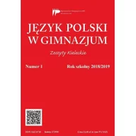 Materiały pomocnicze dla uczniów - PRACA ZBIOROWA Język polski w gimnazjum nr 1 2018/2019 - miniaturka - grafika 1