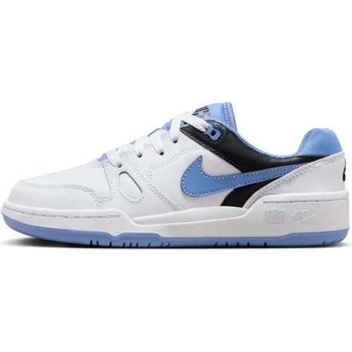 NIKE Sneakersy chłopięce Full Force, Biały Polar Czarny, 2 UK Child
