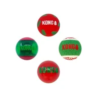 Zabawki dla psów - KONG Holiday Occasions Balls 4 szt. Medium - miniaturka - grafika 1