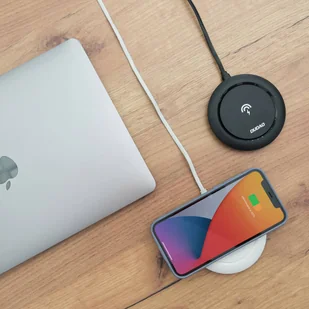 Dudao ładowarka bezprzewodowa Qi 15W biały (A10A white) - Ładowarki do telefonów - miniaturka - grafika 5