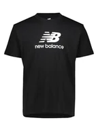 Koszulki męskie - New Balance Koszulka "Essentials" w kolorze czarnym - miniaturka - grafika 1