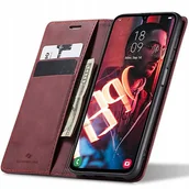 Etui i futerały do telefonów - Spacecase Etui Wallet Galaxy A55 5G red - miniaturka - grafika 1