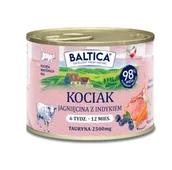 Mokra karma dla kotów - BALTICA Smaki regionów Kocięta Jagnięcina z indykiem - mokra karma dla kota - 185g - miniaturka - grafika 1