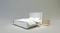 Łóżka - Łóżko Kreon jesion 120x200 / Gomez Design - miniaturka - grafika 1