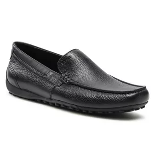 Mokasyny damskie - Geox Mokasyny U Snake Moc B U0207B 00046 C9997 Black - grafika 1