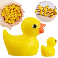 Dekoracje domu - Miniaturowe żółte kaczuszki, kaczuszki, małe kaczuszki, ogród, akwarium, domek dla lalek, rośliny doniczkowe, dekoracja - miniaturka - grafika 1