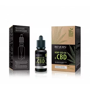 Revers cosmetics Naturalny olej konopny z CBD Revers Cosmetics 15ml 3E25-620E1 - Olejki do ciała i włosów - miniaturka - grafika 1