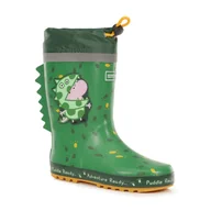 Kalosze damskie - Regatta Dziecięce Kalosze Peppa Puddle Zielony, Rozmiar: 27 - miniaturka - grafika 1