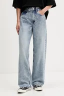 Spodnie damskie - Vans jeansy damskie high waist VN000MB5F2D1 - miniaturka - grafika 1