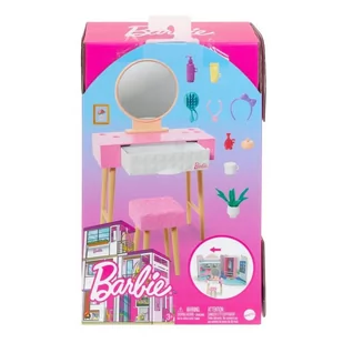 Meble i akcesoria Barbie Toaletka - Domki dla lalek - miniaturka - grafika 1
