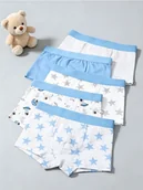 Majtki dla dzieci - Sinsay - Bawełniane bokserki 5 pack - wielobarwny - miniaturka - grafika 1