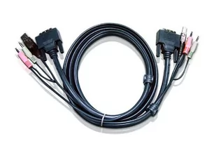 ATEN Cable DVI-I/USB, Audio -1.8 m 2L-7D02UI - Kable - miniaturka - grafika 1