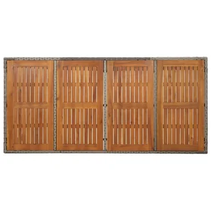 7-cz. zestaw mebli ogrodowych z poduszkami, szary, rattan PE - Meble ogrodowe - miniaturka - grafika 10