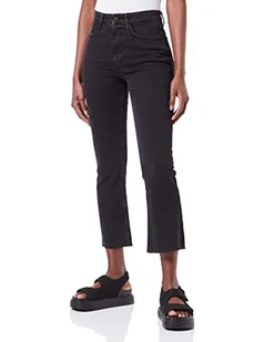 Desigual Dżinsy damskie Denim_Marlon, czarny, 36 PL - Spodnie damskie - miniaturka - grafika 1