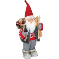 Ozdoby bożonarodzeniowe - FIGURKA MIKOŁAJ LUX 30cm - miniaturka - grafika 1