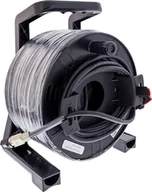 Kable miedziane - InLine® Netzwerk-Kabeltrommel Outdoor, Cat.6A PUR RJ45, 50m, schwarz - miniaturka - grafika 1