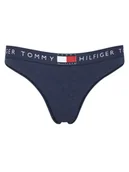 Majtki damskie - Tommy Hilfiger Stringi UW0UW06039 Granatowy - miniaturka - grafika 1