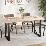 Blaty meblowe i parapety okienne - VidaXL Blaty do stołu, 3 szt., 80x53x1,7 cm, prostokątne, sosnowe - miniaturka - grafika 1