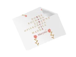 Ściereczka do okularów z imieniem na dzień babci Krzyżówka - 1 szt. - Akcesoria do okularów - miniaturka - grafika 1