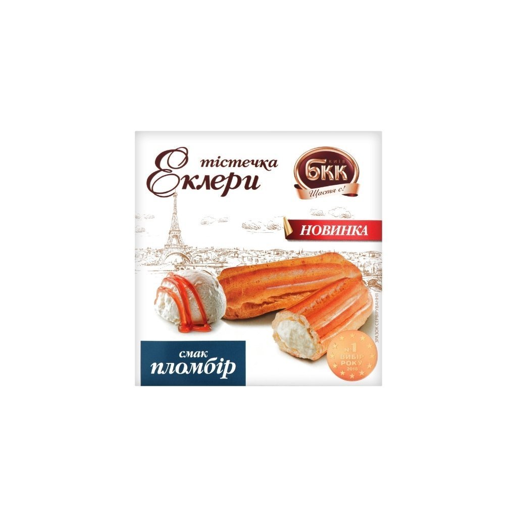 Eklery o smaku plombir 