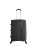 Walizki - Walizka średnia SAXOLINE Holiday Express M czarna - miniaturka - grafika 1