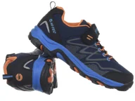 Buty dla dziewczynek - Buty dziecięce HI-TEC O006892-032-01 BLACKOUT LOW UNISEX obuwie trekkingowe hikingowe-35 - miniaturka - grafika 1