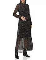 Sukienki ciążowe - ESPRIT Maternity Sukienka damska WVN Nursing Ls AOP, Gunmetal - 15, XS - miniaturka - grafika 1