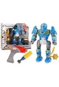 Roboty dla dzieci - Robot do skręcania światła dźwięk niebieski Leantoys - miniaturka - grafika 1