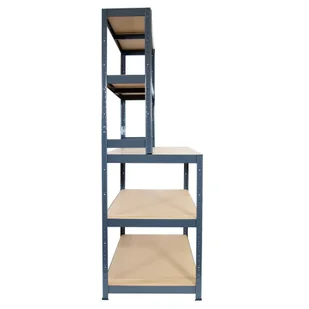 Regał magazynowy Multi wym. 180x100x30/60 cm, 5 półek, 200 kg - Szafy i regały magazynowe - miniaturka - grafika 1