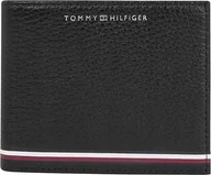 Portfele - Tommy Hilfiger portfel skóra naturalna czarny mężczyzna - miniaturka - grafika 1