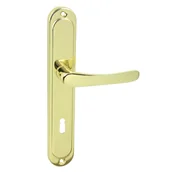 Klamki - Domino Klamka Nova szyld na klucz mosiądz - miniaturka - grafika 1