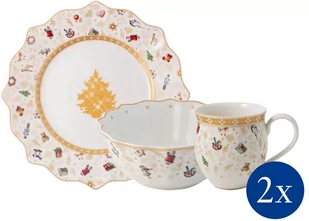 Villeroy & Boch Zestaw śniadaniowy dla 2 os. Anniversary Edition 2020 Toys Delight - Pozostałe akcesoria świąteczne - miniaturka - grafika 1