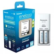 Ładowarki i akumulatory - Ładowarka akumulatorków Ni-MH Panasonic Eneloop BQ-CC50 + 2 x R6/AA Eneloop 2000mAh BK-3MCDE - miniaturka - grafika 1