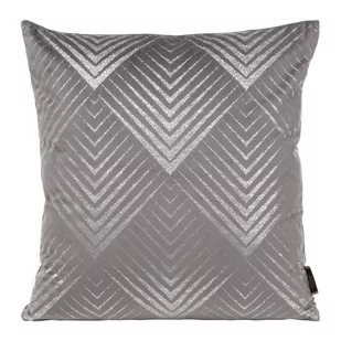 Euro Firany Poszewka 45 x 45 Eurofirany Velvet Blink 36 Szary 1224565 - Poszewki na poduszki - miniaturka - grafika 1