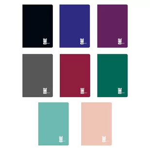 INTERDRUK Zeszyt A5 16 kartek w kratkę One color - Zeszyty szkolne - miniaturka - grafika 1