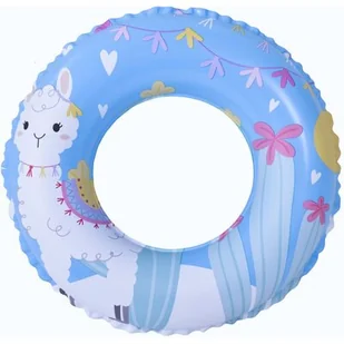 KółKO DO PłYWANIA ALPAKA 50CM RóżOWY - - Materace dmuchane i koła do pływania - miniaturka - grafika 1