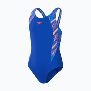 Strój pływacki jednoczęściowy dziecięcy Speedo HyperBoom Splice Muscleback - Stroje kąpielowe dla dziewczynek - miniaturka - grafika 1