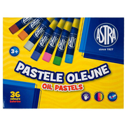 Kredki, ołówki, pastele i pisaki - Astra - Kredki pastele olejne 36 kolorów - miniaturka - grafika 1