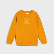 Swetry dla chłopców - Sinsay - Bluza - Pomarańczowy - miniaturka - grafika 1