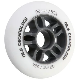 Nils EXTREME PU 90x24 82A BIAŁE MATOWE KÓŁKA (4 szt.) EXTREME - Akcesoria do skatingu - miniaturka - grafika 1